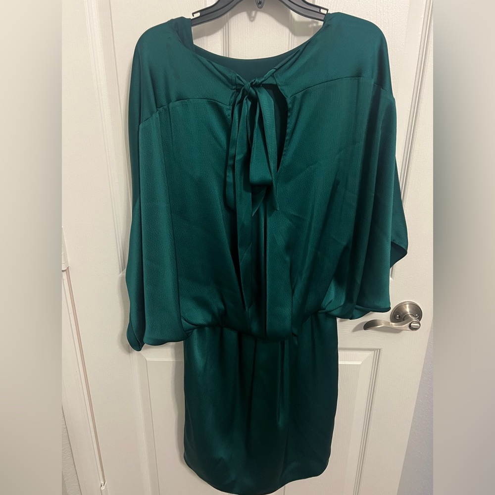 Trina Turk's Manhattan Hammered Satin dress - NWT - Size M - Picture 2 of 5